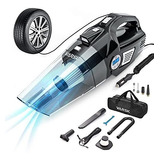 Limpiauto 4-en-1 Varsk, Inflador Neumático Con Luz Led, 12v