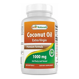 Aceite Coco Extra Virgen 1000 Mg, 180 Cápsulas