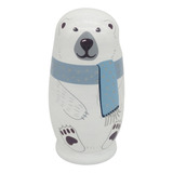 5 Piezas De Madera N Muñeca Matryoshka Animal Estatuilla