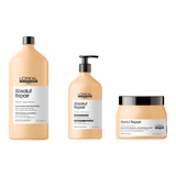 Loreal Absolut Repair Kit Shampoo + Acondicionador + Máscara