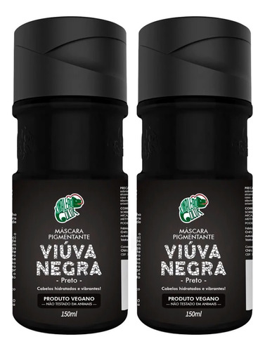 Kit 2x Tonalizantes Viúva Negra 150ml - Kamaleão Color