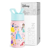 Simple Modern Disney Princesses Kids Botella De Agua Con Tap