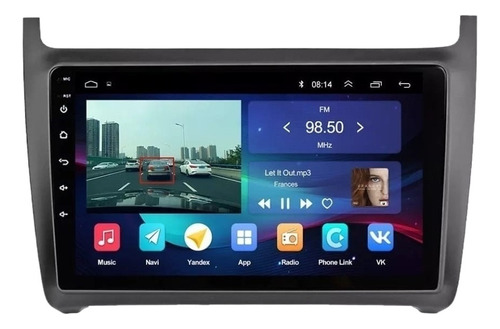 Estéreo Android Volkswagen Polo Vento 2013-2018 Carplay 64gb