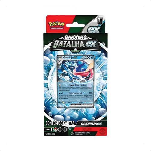 Jogos Deck Cartas Baralho De Batalha Pokémon Ex Greninja