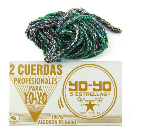 2 Cuerdas Profesionales Para Yoyo 5 Estrellas Vintage 80s C3