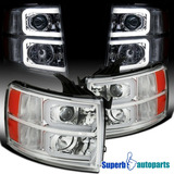 $8000 Faros Led Cheyenne Silverado 2007 2008 2009 2012 2013