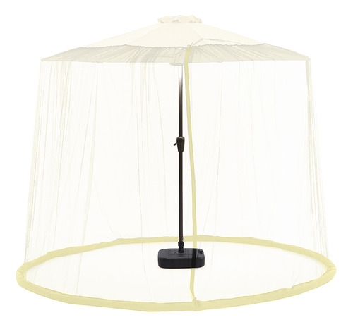 Mosquitera C Para Patio, Color Negro, Con Doble Cremallera,