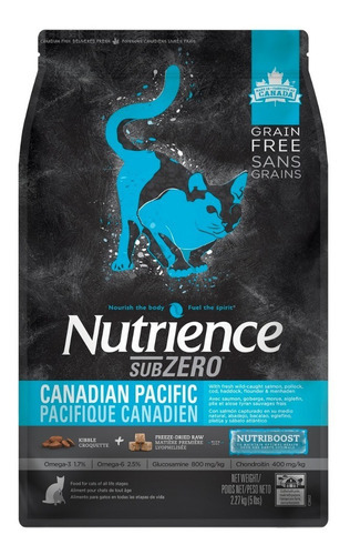Nutrience Subzero Canadian Pacific 5 Kg - Alimento Gatos