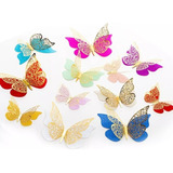 96 Pcs Decorativos Vinilos Pared Doble Capa 3d Mariposas