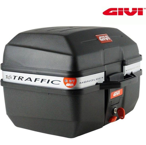 Bauleto Moto Givi  Monolock C/base 27 Litros Usado