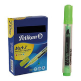 Resaltador Pelikan Mark 2 Fluo X 10 Unidades V/colores Color Verde
