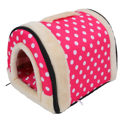 Cama Semi Fechada Para Animais De Estimação, Casinha Portáti