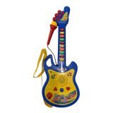 Guitarra Musical Infantil Con 8 Melodías Y Micrófono