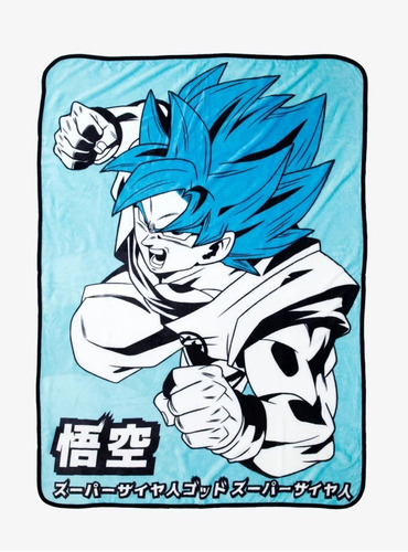 Manta Cobija Dragon Ball Z Turquoise Super Goku - Primecomic