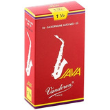 Cañas Sax Alto 1 1/2 Vandoren Java Filed Sr2615r(10) -