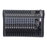 Consola Sonido 16 Canales Efectos Mixer Audio Dj Moon Mc16