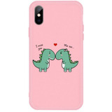 Para iPhone 11 Carcasa Diseño Dinosaurio Rosa - I Miss You 