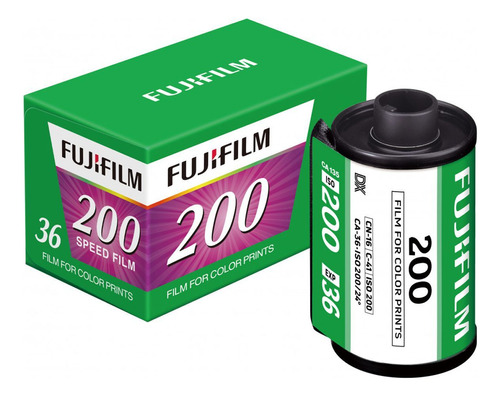 Filme 35mm Colorido Fujifilm 36 Exposições Iso 200