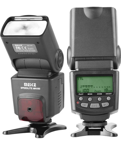 Meike Mk430 Ttl Lcd Flash Speedlite Compatible Con Canon ...