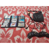 Sega Genesis + 2 Joysticks + 9 Juegos