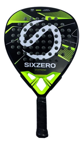 Paleta De Paddle Sixzero Diamond Pro 20 Verde Negro