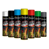 Tinta Spray Todas As Cores Cx 12 Un Uso Geral E Automotivo
