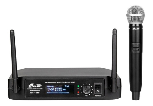 Set De 1 Micrófono Gbr Inalambrico Uhf Display Xlr Plug