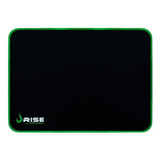 Mouse Pad Gamer Rise Mode Gaming Zero De Fibra G 21cm X 29cm X 0.3cm Preto/verde
