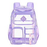 A Mochila Impermeable Transparente Multifunción Bolsa De Mujer A