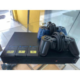 Play Station 2 Fat, Modem, Hdd 250gb, 2 Controles, Cable Com