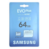 Tarjeta Memoria Micro Sd Adap Samsung Evo Plus 64gb 130mb/s 