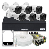 Kit Cftv 6 Câmeras Segurança Intelbras Residencial Hd 1 Tera