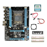 Placa Madre X79+cpu E5 2620+2 X Ddr3 4g Recc Ram+cable Y Con