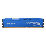 Memoria Ram Fury Ddr3 Gamer De 8gb 1 Hyperx Hx316c10f/8 Azul