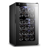 Cava Vinos 18 Botellas: Control Digital, 2 Zonas, Led