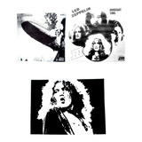 Pack 3 Plantillas Stencil Led Zeppelin Acetato Y A Pedido 