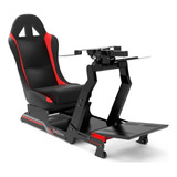 Cockpit Simulador Suporte Para Volantes Ve.3 G27,g29,ps4 Cor Vermelho