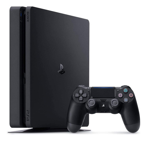 Consola Playstation 4 Ps4 Sony Slim De 1 Tb, Color Negro