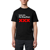 Camiseta Camisa Show Pet Shop Boys Banda Anos 80 Love