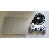 Sony Playstation 2 Slim Satin Silver Com Controle Original 