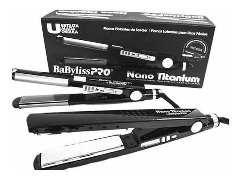 Combo Alaciadoras Negras Babyliss Pro