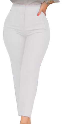 Pantalon De Vestir Cintura Alta Juvenil 