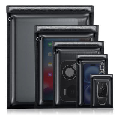 5pc Bolsa Protectora Para Llavero Faraday Bloqueo Señal Rfid
