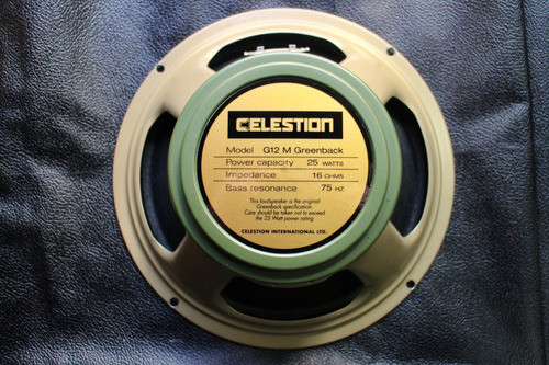 Parlante Guitarra Celestion Greenback Uk 25w Inglés 