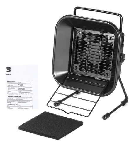 Extractor Humo 220v 16w Con Filtro Carbón Activo Y Ventilado