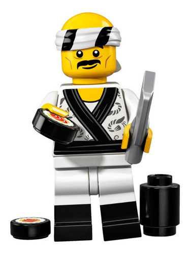 Sushi Chef Minifigura Lego Ninjago Movie 71019 Nueva