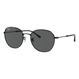 Óculos De Sol Masculino E Feminino Rb3809 Phantos Preto Lentes Cinza-escuro Ray-ban