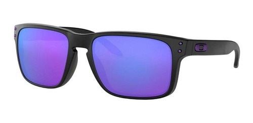 Óculos De Sol Oakley Holbrook Matte Black Violet Iridium