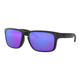 Óculos De Sol Oakley Holbrook Matte Black Violet Iridium
