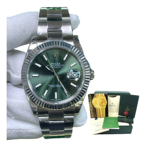 Relógio Rolex Datejust Eta 3235 Super Clo Suíço Completo